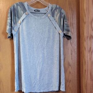 HEIMISH USA Gray T-Shirt